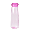 Custom Logo 550ml 19oz Colorful Diamond Plastic Water Bottles Creative Camping Drinkware for Boiling Water