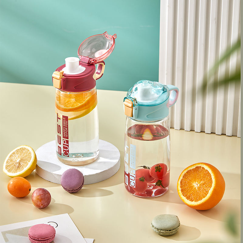 Transparent BPA-Free Food Grade Plastic Water Bottles for Sports & Fitness for Boiling Water for Camping