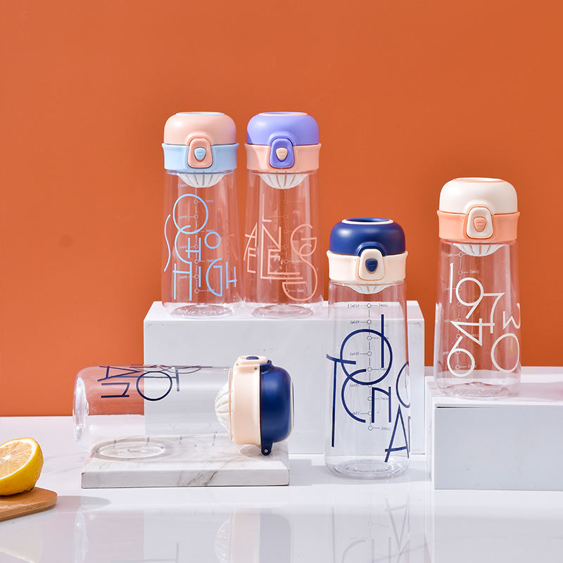 Custom Logo Visible Plastic Water Bottles for Direct Drinking for Camping with Boiling Water Applicability and Scale