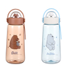 600ml Cartoon Casual Children's Water Cup with Screw Cap Direct Drinking for Fun for Presents