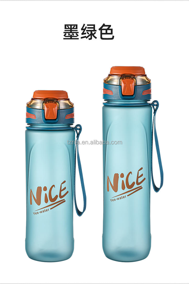 Unisex High-Temperature Resistant Tritan Sports Water Bottle Large Capacity Direct Drinking Gym Fitness Kettle Plastic Drinkware