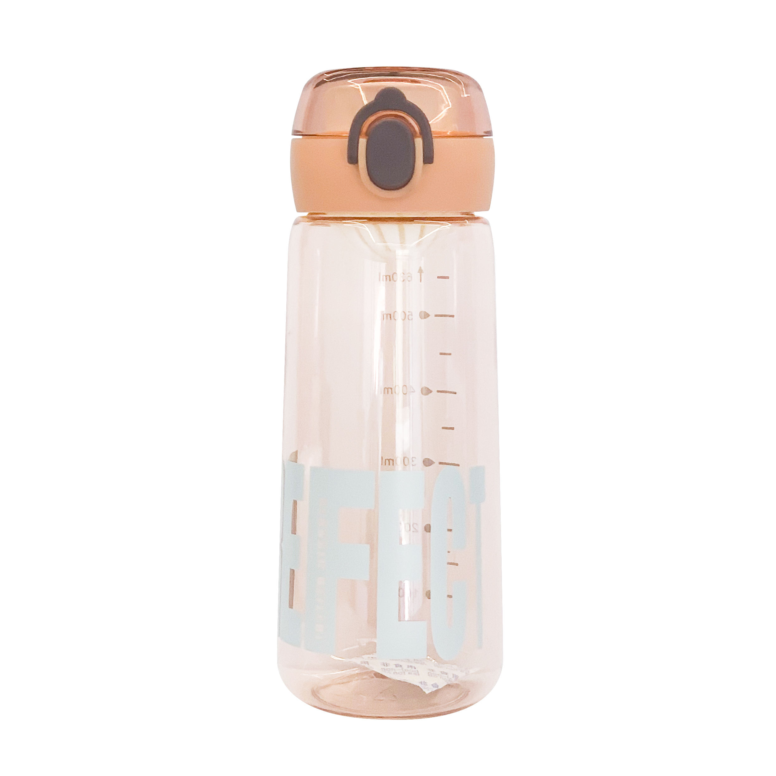 Transparent Clear BPA-Free Plastic Water Bottles Reusable Gym & School Drink for Boiling Water & Camping