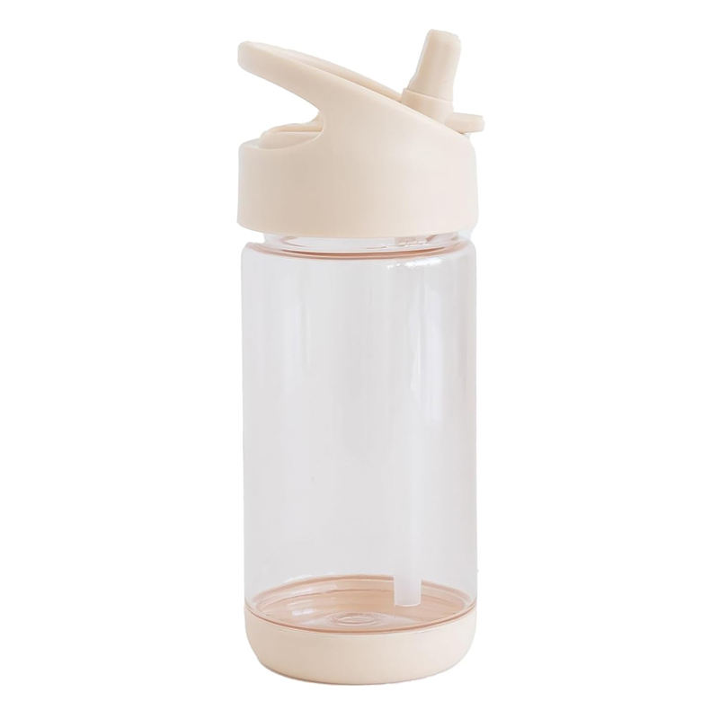 Eco-Friendly Recycled Plastic Kids Water Bottles with Straw for Camping and Boiling Water