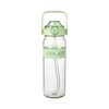 High Quality BPA-Free Custom Logo Portable Drinkware Big Capacity Plastic Water Bottles with Straw Handle