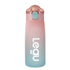 High-Grade Gradual Color Changing Portable Plastic Sports Water Bottles Premium Drinkware for Active Lifestyle