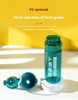 Convenient Outdoor Fitness Sports Water Bottles New Plastic Gym Direct Drinking Logo for Children Camping Boiling Water