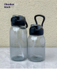 TRITAN BPA-Free Plastic Water Bottle with Logo High-Temperature Resistant Straw Fitness Sports Bottles