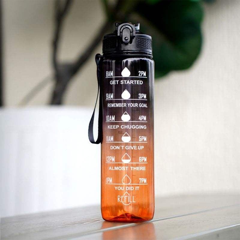 1000ml Portable Plastic Water Bottle for Outdoor Sports & Travel Gym Fitness Bike Riding-for Children & Camping