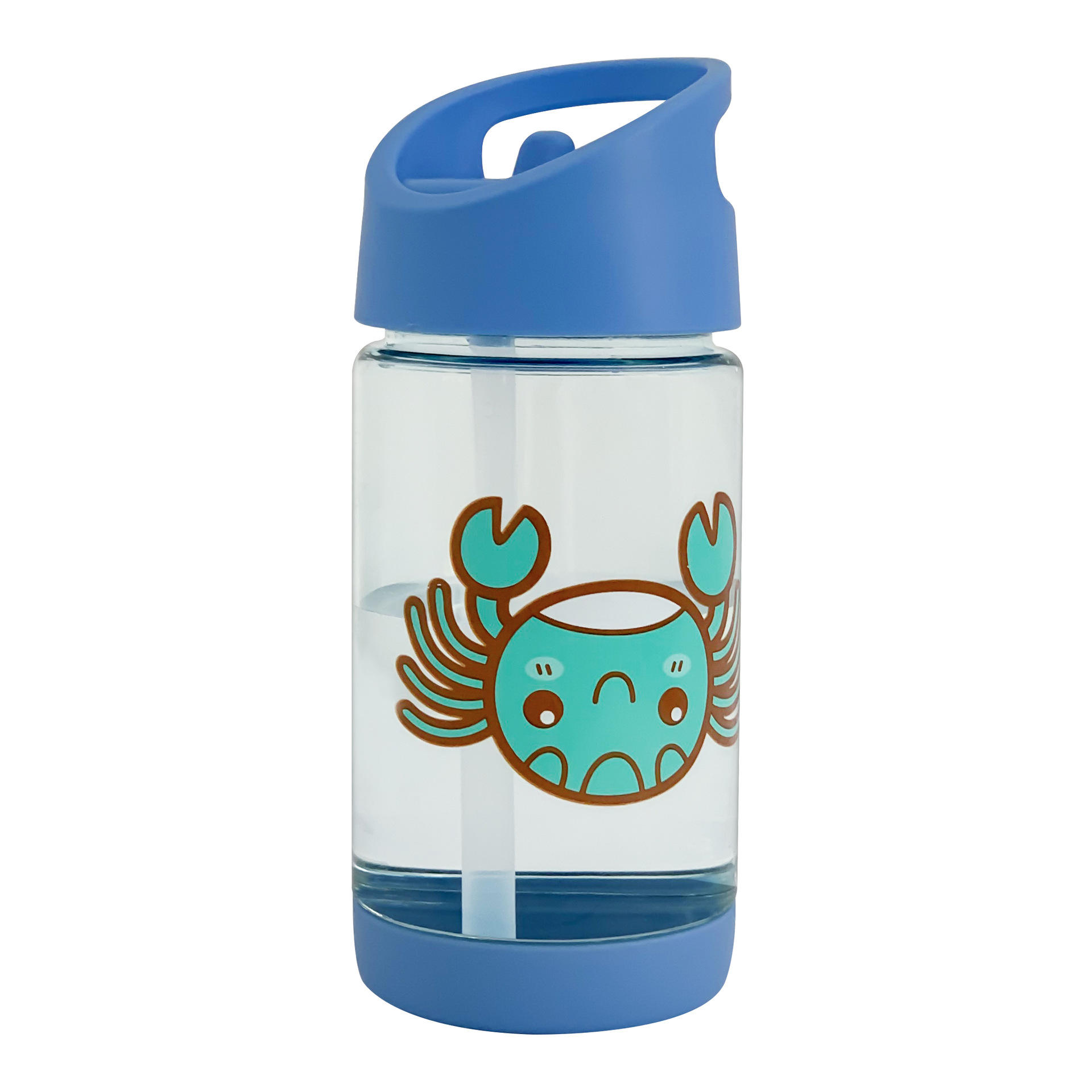 Cute Food-Grade Water Bottle Plastic Cup for Women High-Temperature Resistant Sports Kettle Suction for Gym Camping Children