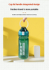 Motivational Words Outdoor Sports Water Bottles Leakproof and Camping-Appropriate for Travel and Outdoor Adventures