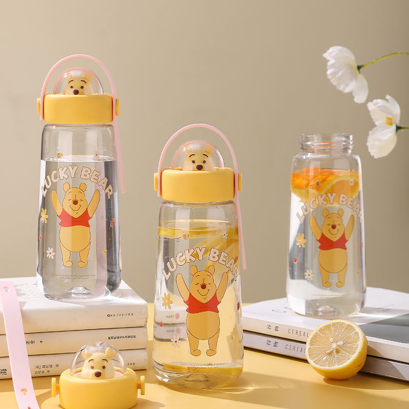 Children and Students Plastic Drinkware Cup with Handle Direct Drinking Water Flowing Method