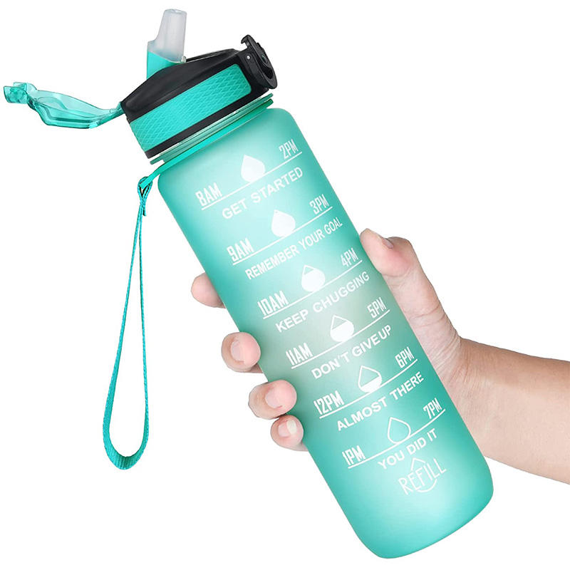 Hot Selling New Design 32oz 1000ml Plastic Water Bottles Premium Plastic Drinkware