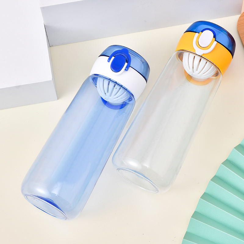 Portable Creative Transparent and Direct Drinking Water Bottles