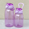 Wholesale 1500ML Colorful Side Handle Gym Sport Water Bottles Wide Mouth Plastic with Straw for Presents