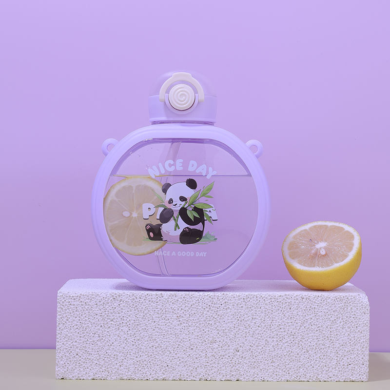 700ml Candy Color Sports Bottle with Straw Fresh Vitality New Summer Portable Plastic for Parties