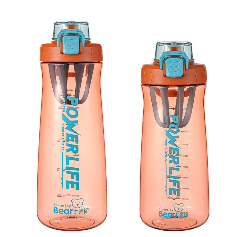 Hot Sale 1100ml 39oz Sports Fitness Infuser Water Bottle Custom Logo Direct Drinking Fruit Infused Plastic Water for Camping