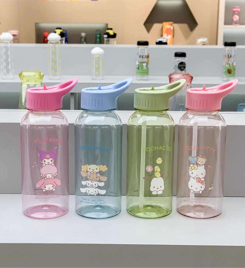 1000ml Creativity Plastic Water Bottle with Capacity Scale Handle for Boiling Water for Camping