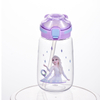 Custom Logo 600ML BPA-Free Mini Sports Water Bottle Wide-Mouth Plastic Drinkware for Children