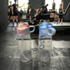 Creative Colorful Sports Plastic Drink Bottle Portable Handle Straw for Children's Outdoor Activities Camping Made Durable