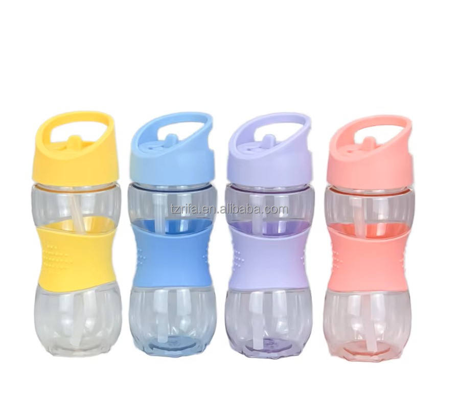 Custom High-Temperature Resistant Portable Sippy Bottle for Outdoor Gym Use Children's High Color Value Direct Drinking Bottle