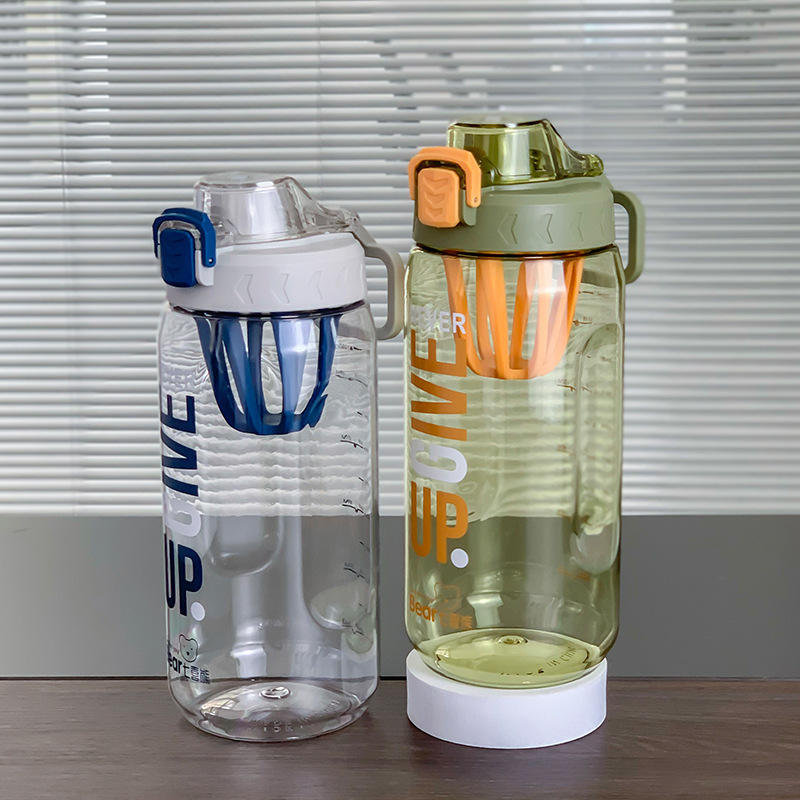 Large Capacity Portable Fitness Plastic Kettle Direct Drinking Cup Logo Summer Gym Camping Food Grade High Water Bottles