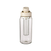 Custom 750ML BPA-Free Clear Plastic Water Bottle with Removable Infuser for Direct Drinking Motivational Design