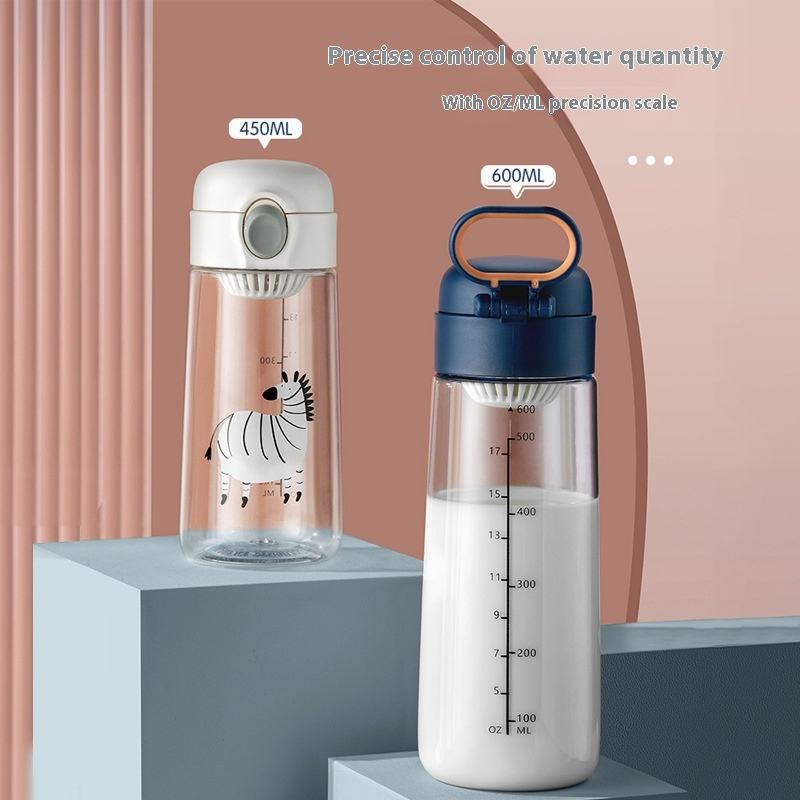 Portable Plastic Cup with Handle for Students and Kids Sports High Color Value Direct Drinking for Hot Beverages for Camping