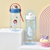 600ml Cartoon Casual Children's Water Cup with Screw Cap Direct Drinking for Fun for Presents