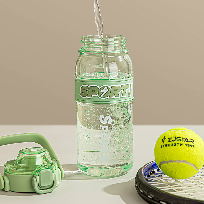 Portable Gym & Outdoor Fitness Water Bottles Leak-Proof Plastic Drinkware