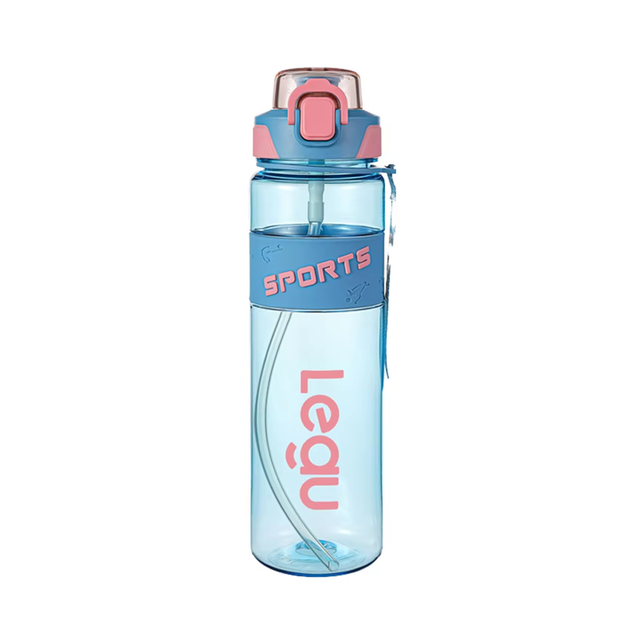 Wholesale 1000ml Eco-friendly Reusable Clear Plastic Sports Water Bottles Durable Drinkware