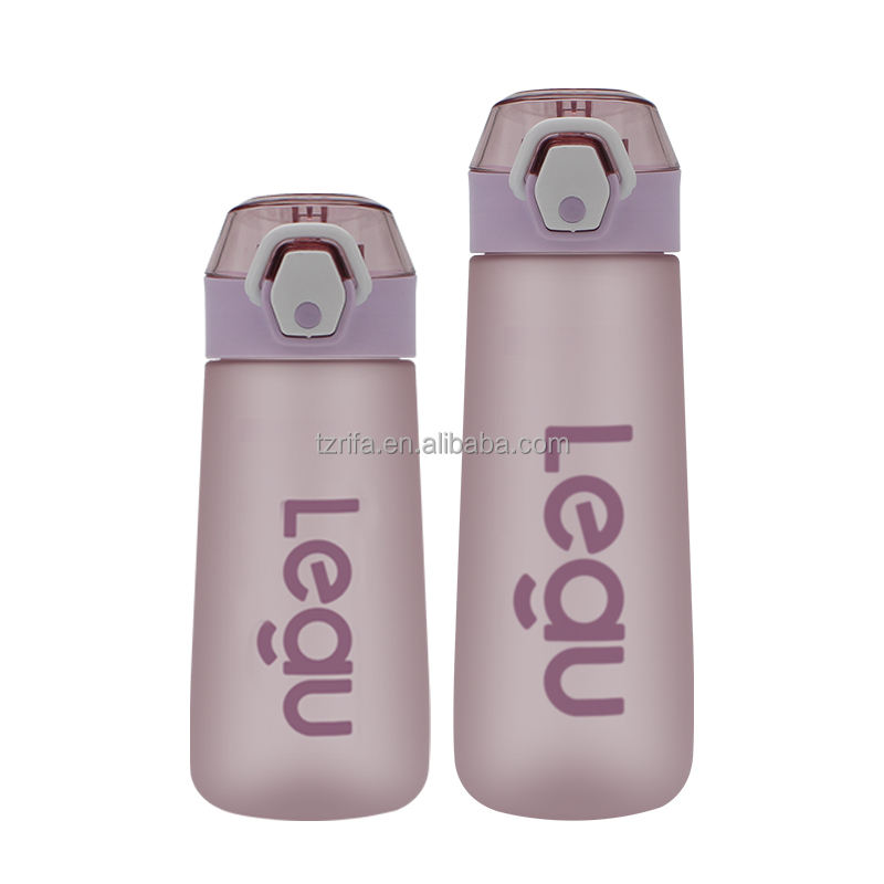 Portable On-the-Go Sports Water Bottle with Straw Plastic Drinkware for Active Lifestyle