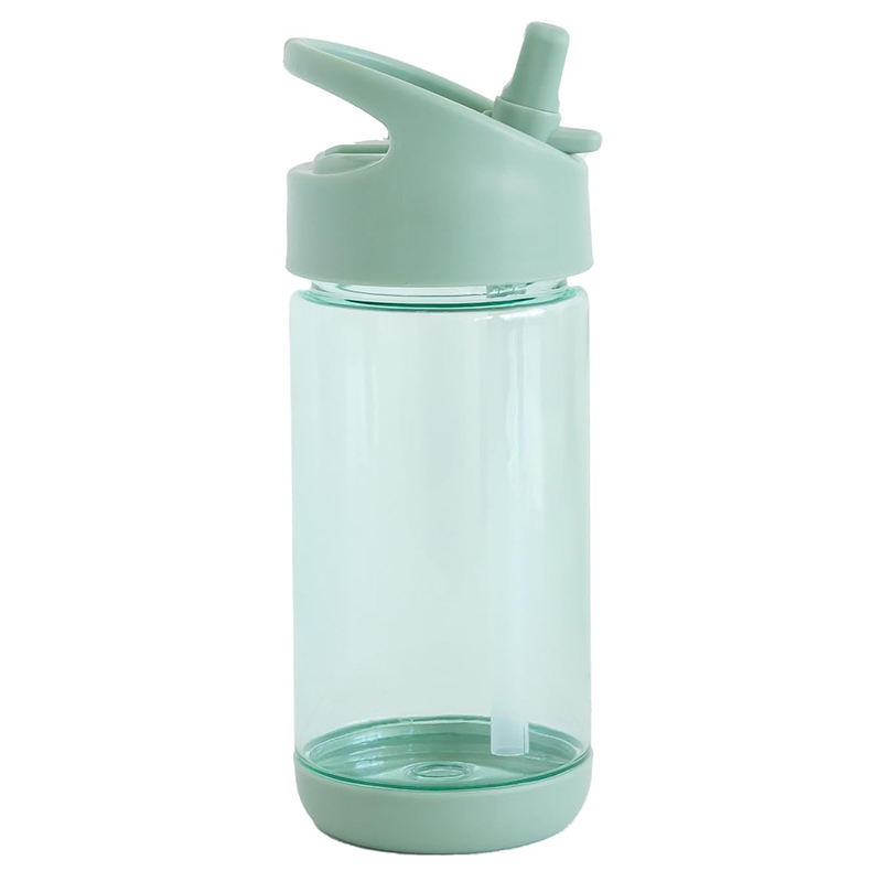 Eco-Friendly Recycled Plastic Kids Water Bottles with Straw for Camping and Boiling Water