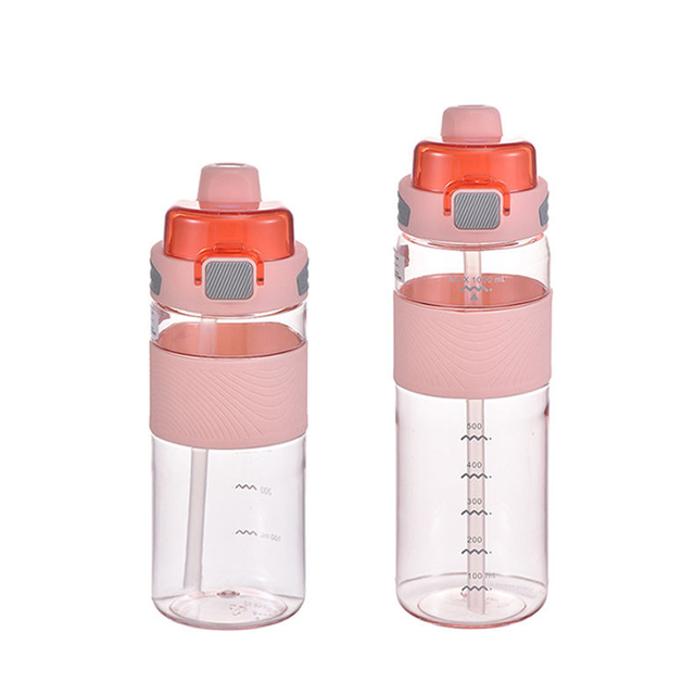 Hot Sale Portable Eco-Friendly BPA-Free Gym Drinkware Plastic Water Bottles