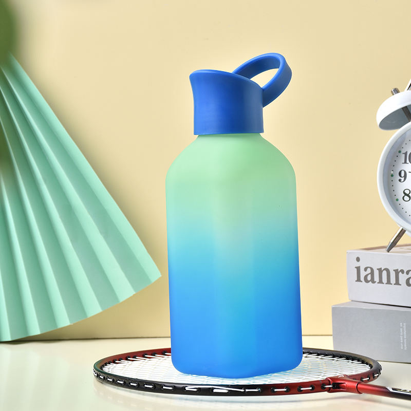 Wholesale Customizable 1 Liter Plastic Water Bottles with Handle Lid High Quality for Camping & Outdoor Adventures