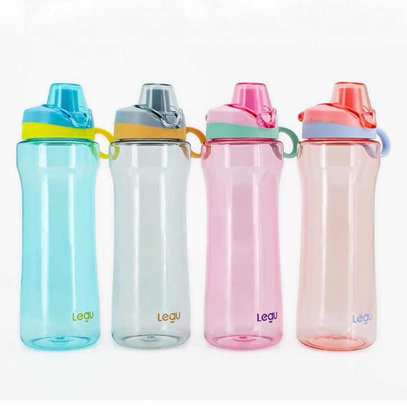 Hot Selling 23oz BPA-Free Sport Plastic Water Bottles with Handle Premium Drinkware