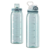 900ML Tritan Plastic Sports Water Bottle with Straw and Plastic Handle Direct Drinking and Boiling Water Applicable