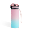 Wholesale 750ML 32Oz Gradient Sports Water Bottle Custom Logo Plastic with Time Marker