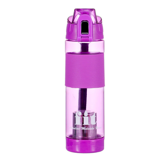 650ml Plastic Tritan Hydrogen Alkaline Ionizer Water Bottles Stainless Steel Filter for Boiling Water for Camping