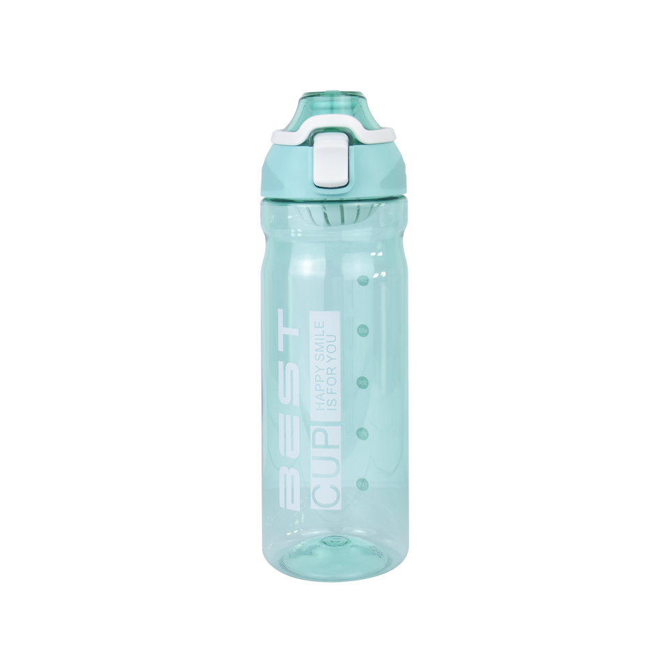 Custom Logo 560ml 700ml Unbreakable Sports Water Bottles Flip Top Clear Plastic Direct Drinking Boiling Applicability for Adults