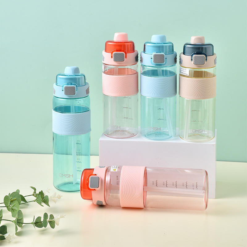 1000ml 650ml New Plastic Double Drinking Bottle Bpa Free Water Bottles Leak Proof Plastic Water Bottle