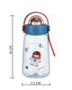 Cute Cartoon Strap Water Bottle for Kids Plastic Primary School Student Cup Direct Drinking