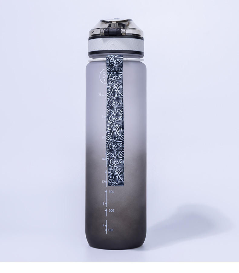 32oz Hot Sell Large Motivational Water Bottle Time Marker Bpa Free for Sport and Fitness Water Bottle Plastic Sport Water