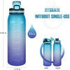 Customized Outdoor Drinking Water Bottle Time Marking Plastic Water Jug for Boiling Water