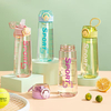 Top Seller 750ml Portable Bpa Free Fitness Sport Gym Plastic Drinking Bottle with Leak Proof Lid