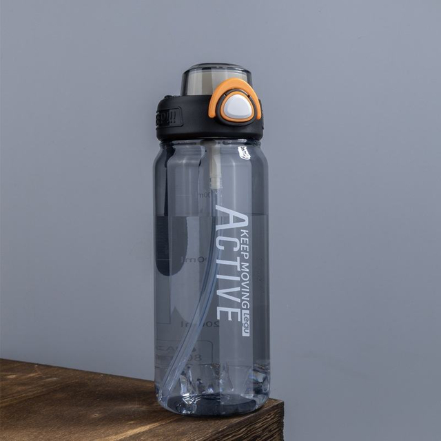 Customized 750ML Tritan Sports Water Bottles with Direct and Straw Drinking for Travel