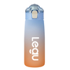 High-Grade Gradual Color Changing Portable Plastic Sports Water Bottles Premium Drinkware for Active Lifestyle