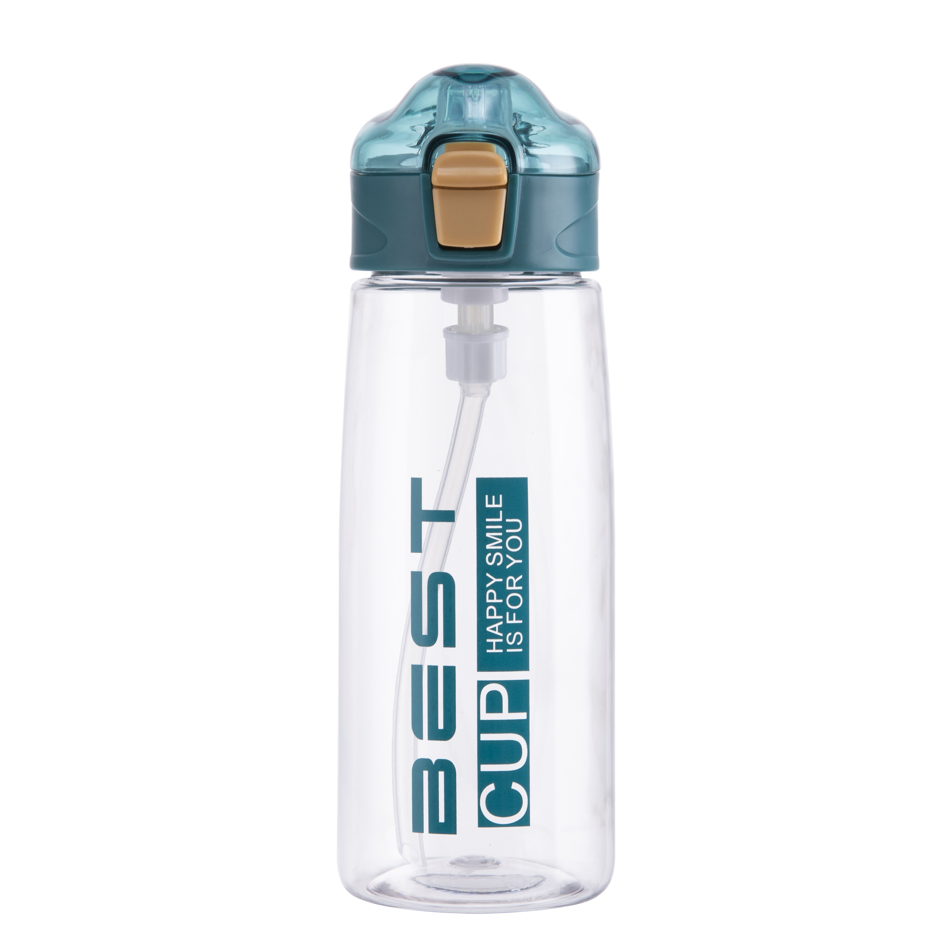New Sports Water Bottles with Flip Lid and Hard Handle Space Cup Design Scale Printing for Camping and Boiling Water