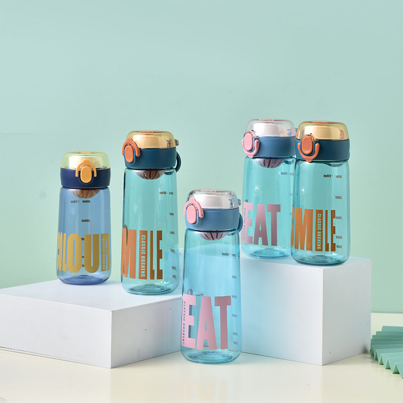 Summer Sports PETG Children's Water Bottles with Portable Handle for Boiling Water for Camping