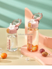 New Top Best Designed Fashionable Colorful Direct Drinking Large Capacity Leak Proof Plastic Water Bottle With Handle and Straw