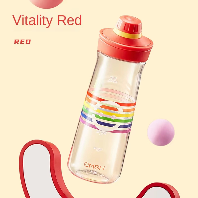 Wholesale 650ml Portable Fitness Water Bottles Custom Logo Sport Gym Plastic with Free Flip Top Cover Travel Water Bottles